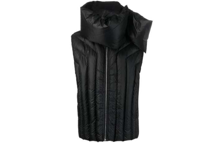 RICK OWENS RICK OWENS Gimp Zip Up Padded Vest