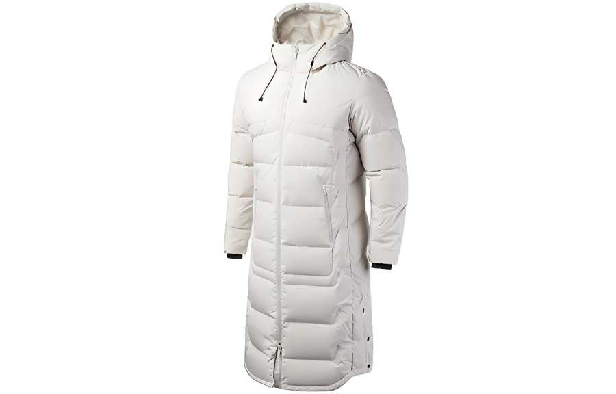 Li-Ning Li Ning Down Jackets Men's Glacier Gray Hooded Moderate