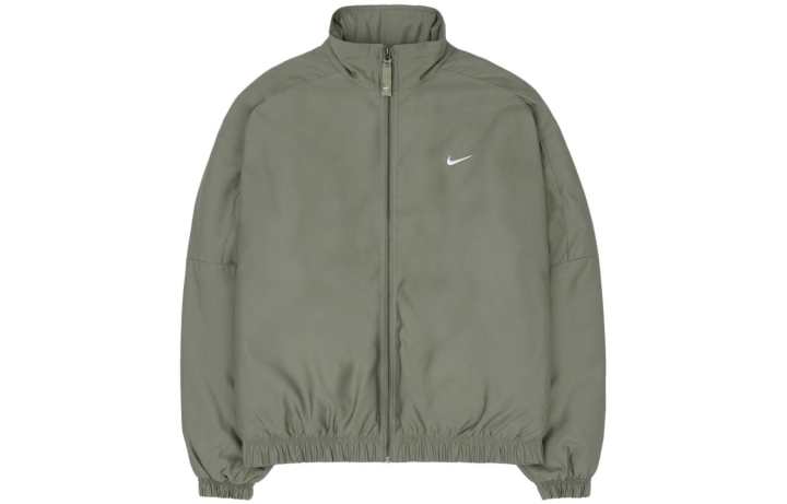 Nike Nike Solo Swoosh Satin Bomber Jacket