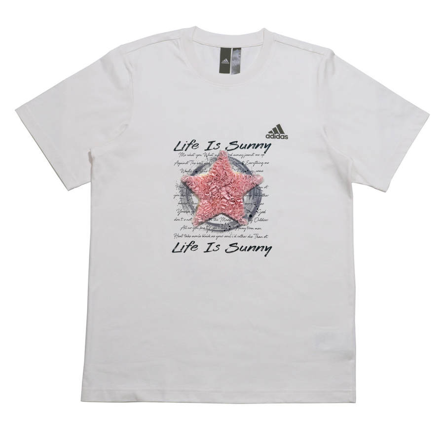 Adidas Adidas T Shirts Unisex White Crew Neck Moderate Straight Fit