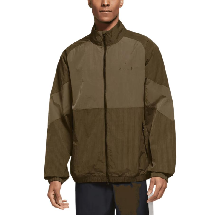 Jordan Jordan Jackets Men's Light Olive Green Stand Collar Moderate Other