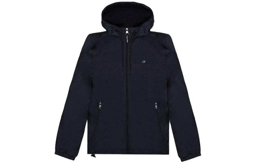 Calvin Klein Jackets Men's Black Hooded Moderate Other