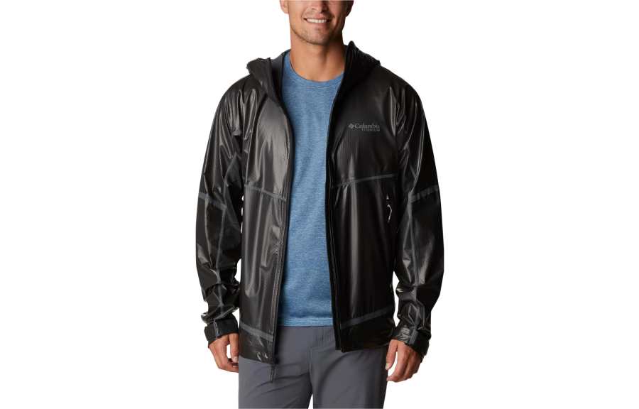 Columbia Jackets Men's Black Hooded Non Detachable Moderate