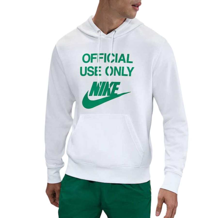 Nike Nike Club SS25 Sweatshirt Men's White/White/Stadium Green Color
