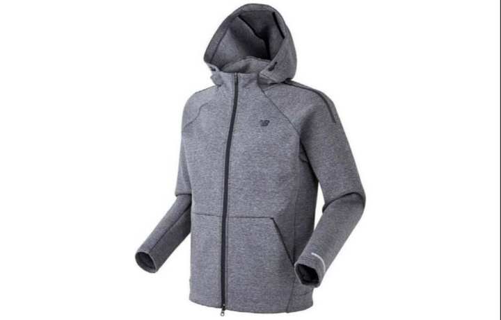 New Balance New Balance Jackets Men's Gray Hooded Moderate Other