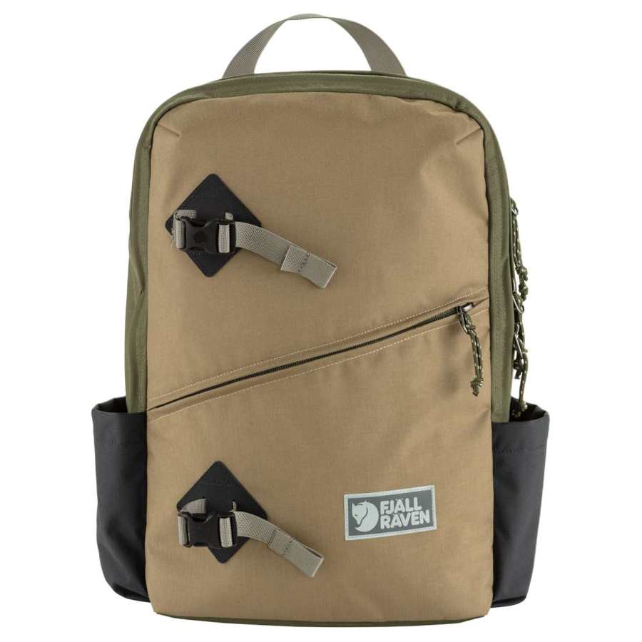 Fjallraven 17L Backpack Outdoor Bag Recycled Nylon Brown Unisex