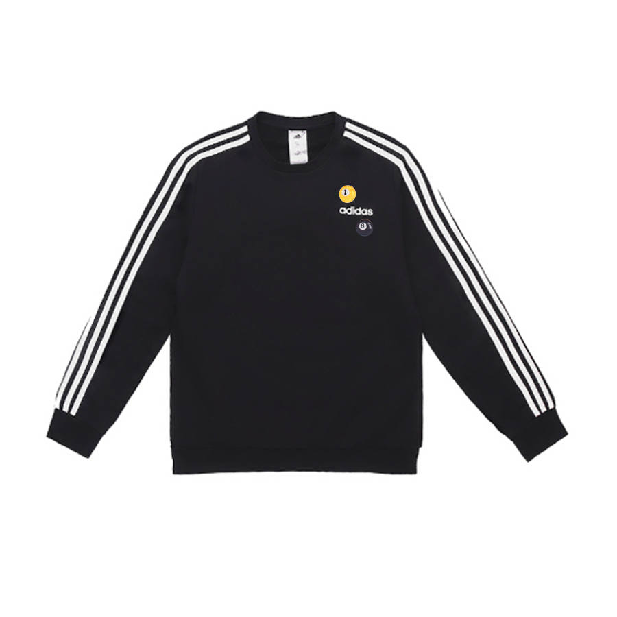 Adidas Adidas Sweatshirts Unisex Black Crew Neck Moderate Regular