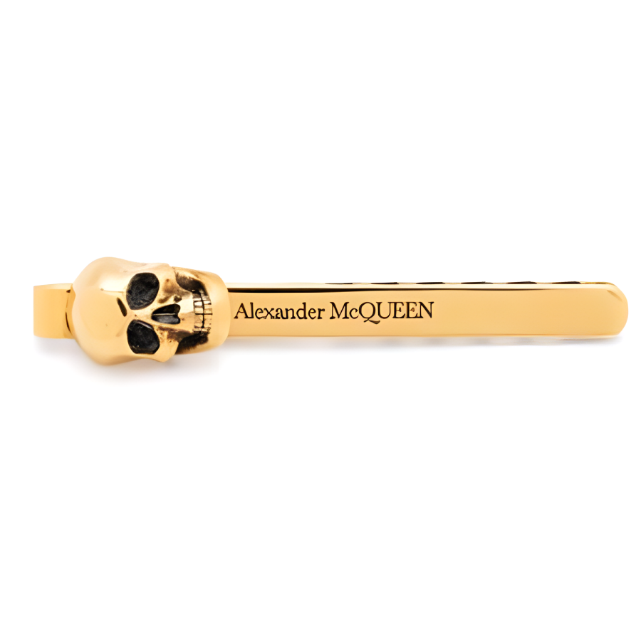 Alexander McQueen Hair Clips Men's Gold