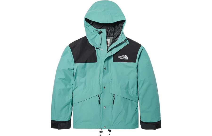THE NORTH FACE 1986 Series Waterproof, Windproof, And Breathable Windbreaker Jacket Unisex Green
