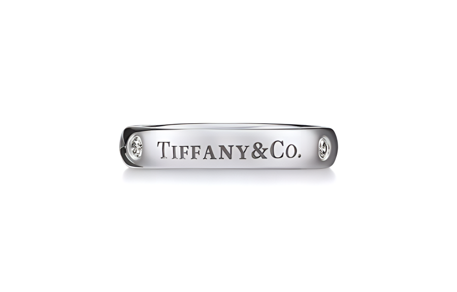 TIFFANY & CO. Platinum Rings Unisex Silver