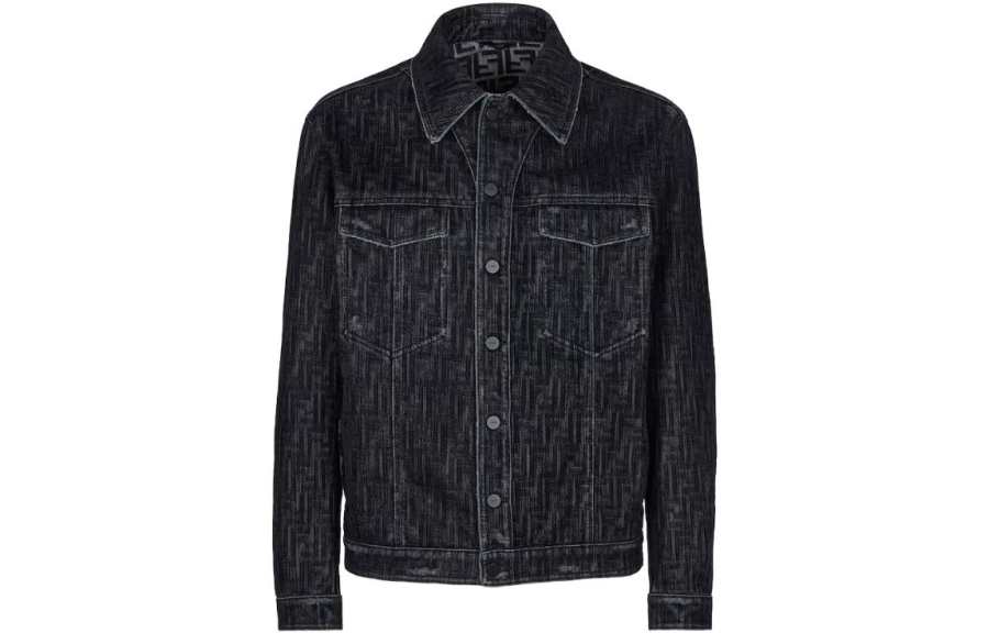 FENDI FENDI FF motif Denim Jacket