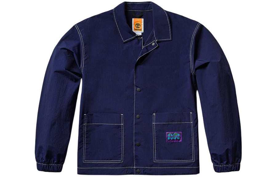 Timberland Jackets & Coats Unisex Sea Blue Canvas