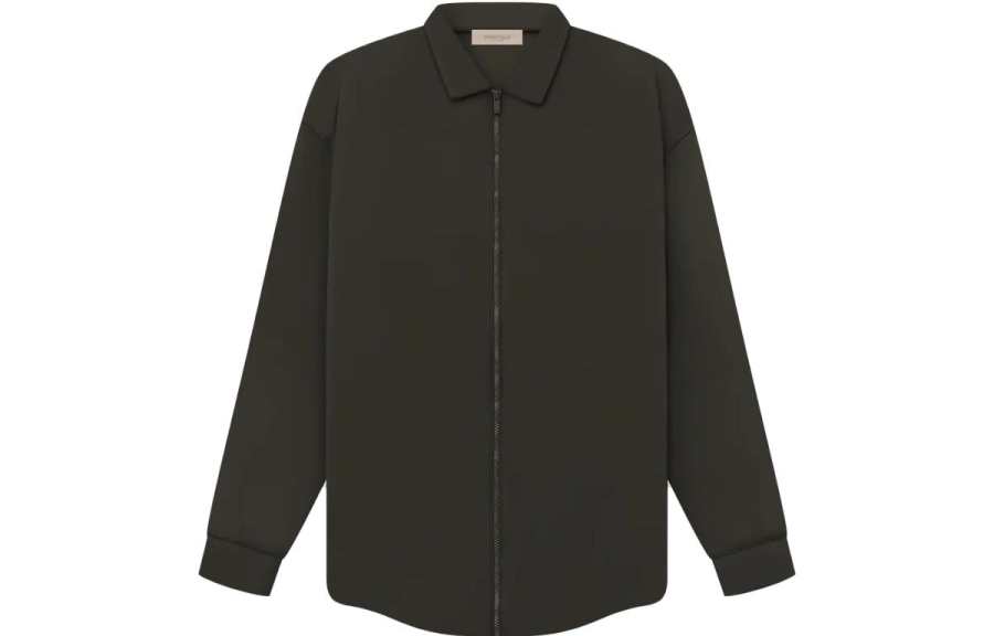 Fear Of God Essentials Jacket Men's Light Black