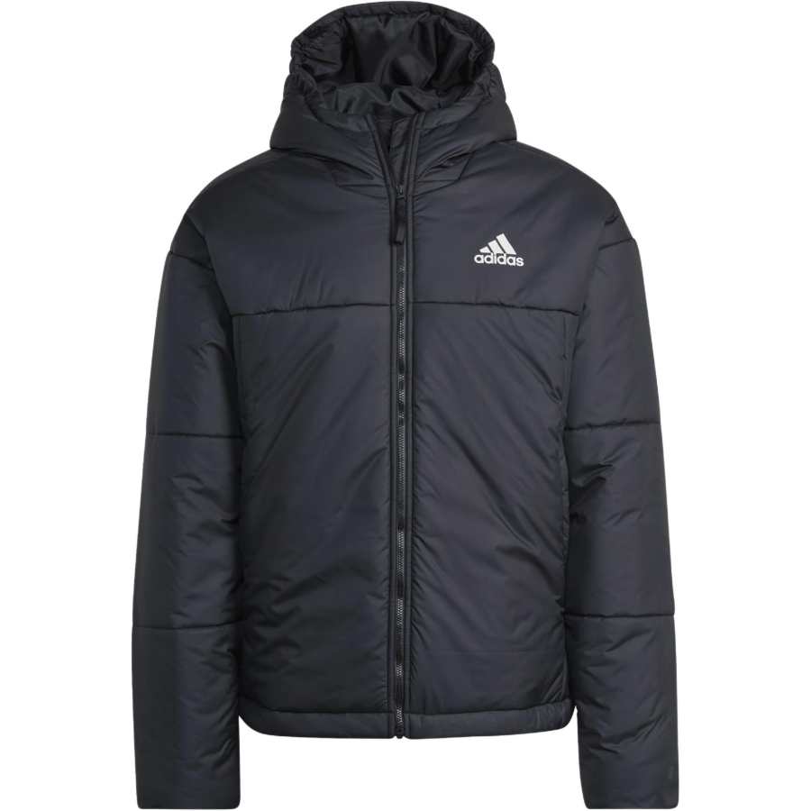 Adidas Adidas Bsc 3 Stripes Puffy Hooded Jacket Jackets & Coats Japan Version Men's Black