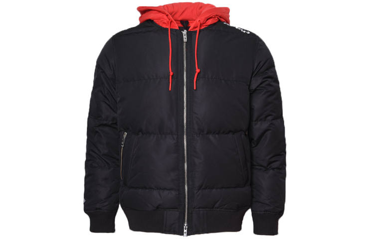 Converse Converse Down Jackets Men's Black Hooded Moderate Other