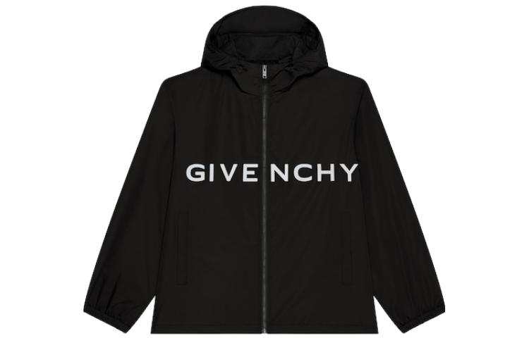 Givenchy Givenchy Logo Printed Windbreaker Jacket