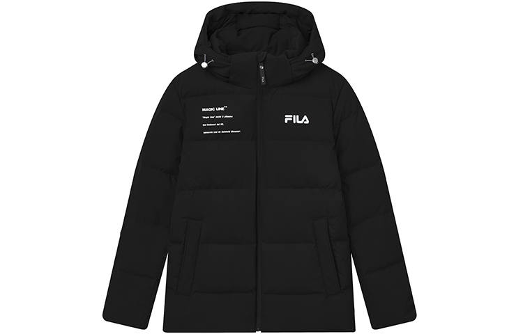 FILA Sports Life Collection Down Jacket Winter Men's Jet Black