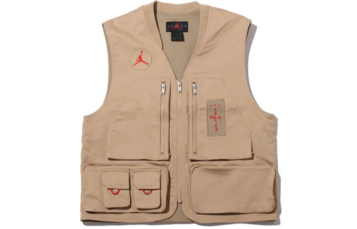 Jordan Travis Scott Cactus Jack X Jordan Utility Vest Asia Sizing