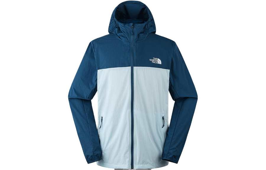 THE NORTH FACE UV Protection Windproof Sun Protection Clothing Multi Function Clothing Men's Fantasy Blue