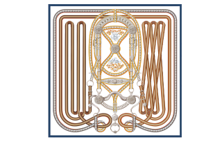 HERMES Scarves Unisex Multicolor