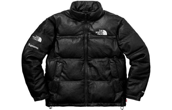 Supreme Supreme X The North Face Leather Nuptse Jacket