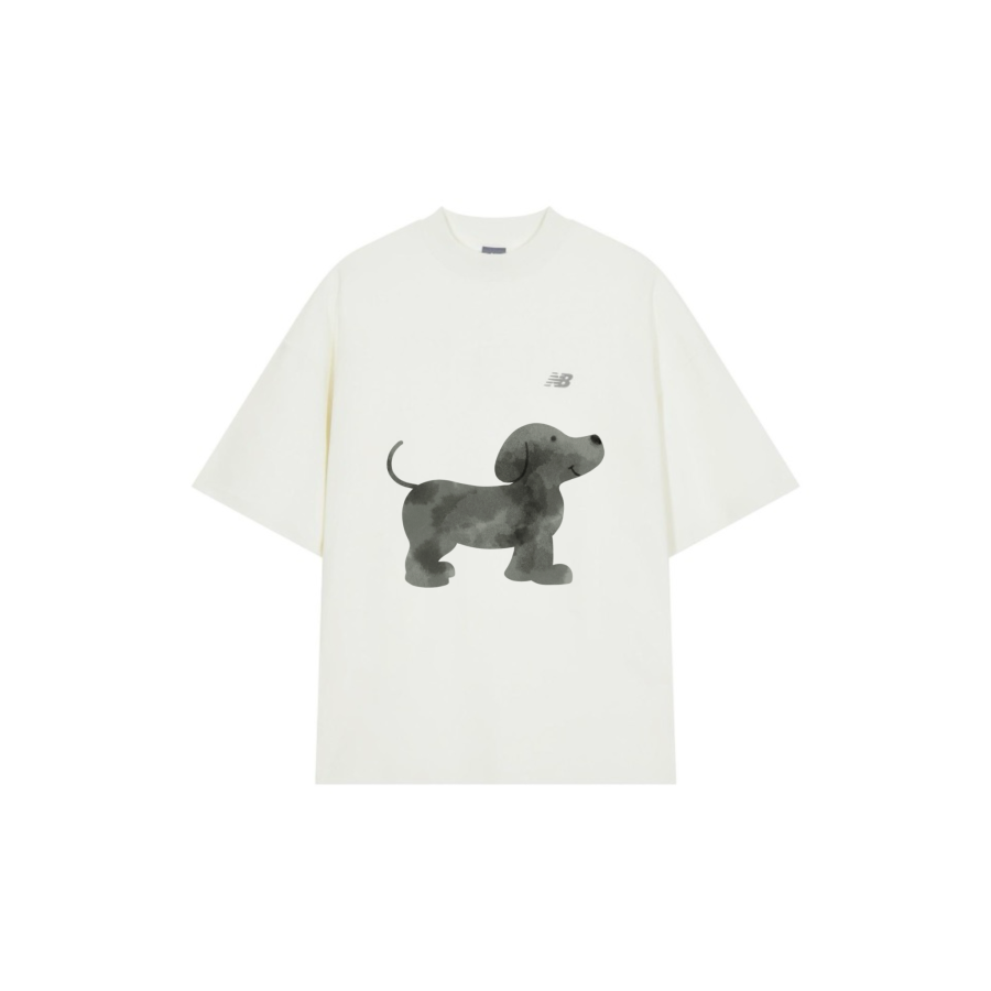 New Balance New Balance T Shirt Unisex Ecru
