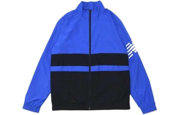New Balance New Balance Jackets Men's Ocean Blue Stand Collar Moderate Other