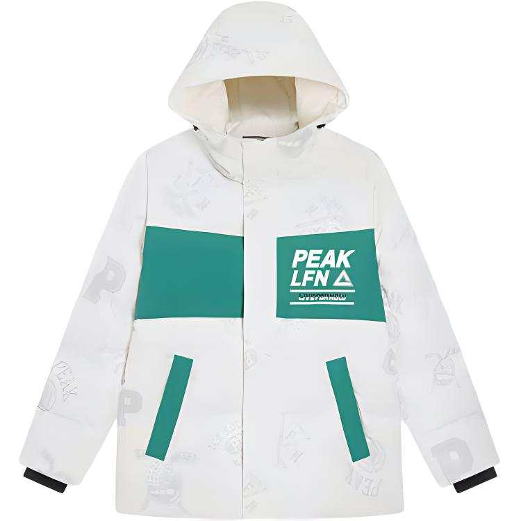 PEAK Fashion Collection Sports Lifestyle Collection Down Jacket Men's Raw White