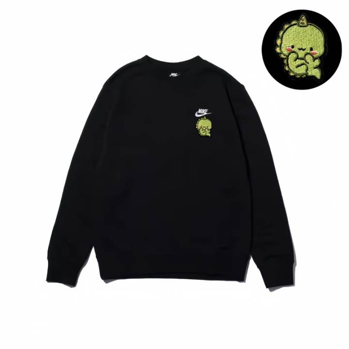 Nike Nike Sweatshirts Unisex Black Crew Neck Moderate Regular