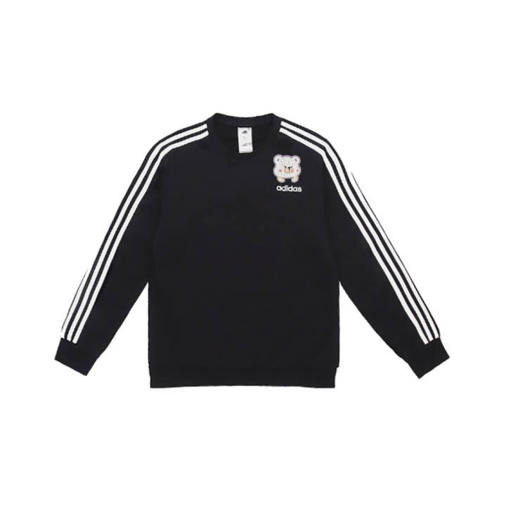 Adidas Adidas Sweatshirts Unisex Black Crew Neck Moderate