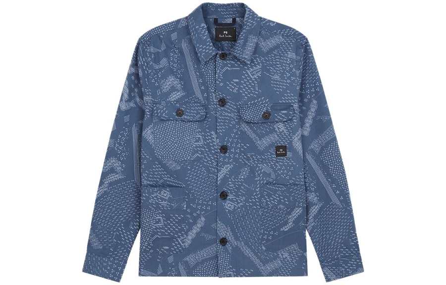 Paul Smith Paul Smith Jackets Men's Blue Lapel Moderate Other