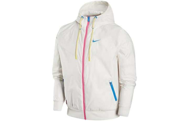 Nike Nike Woven Sports Hooded Windbreaker Jacket 'White'