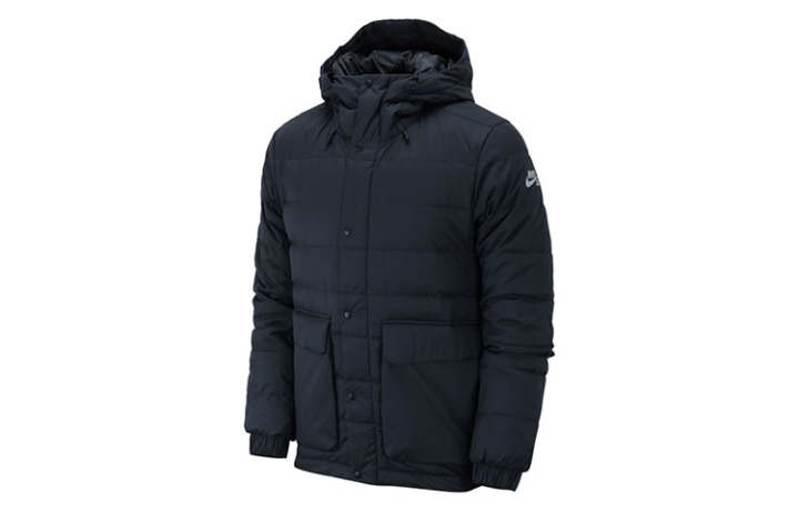 Nike Nike Down Jackets Men's Black Hooded Moderate Other