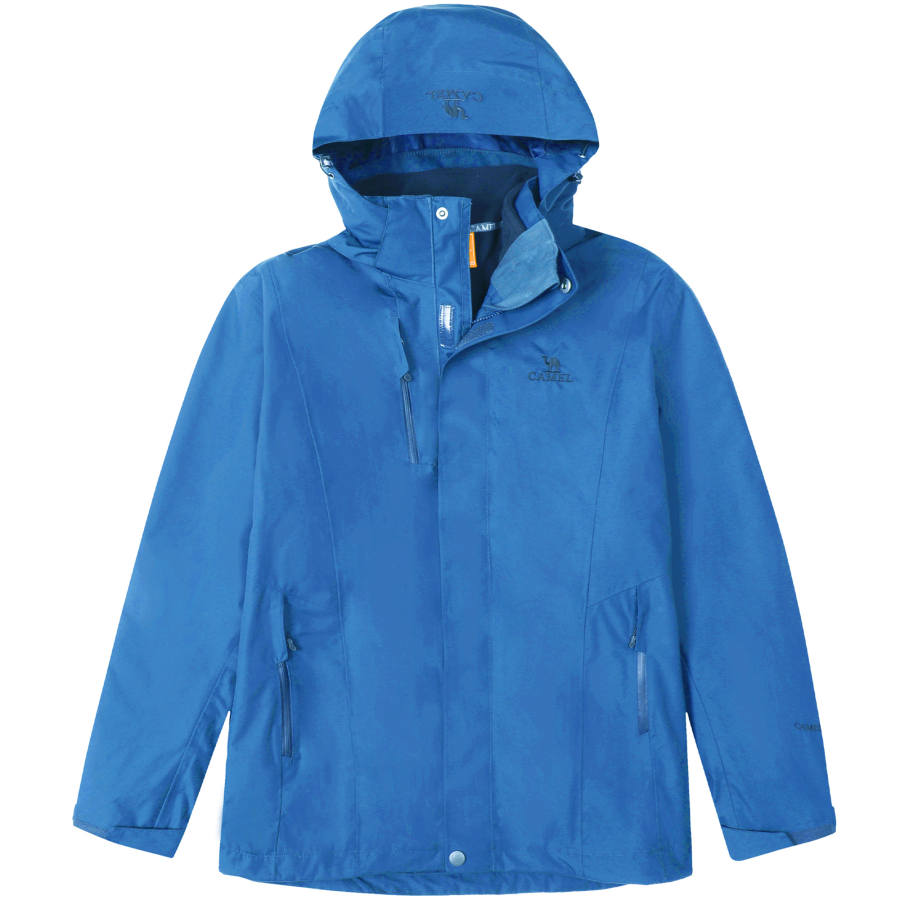 CAMEL All weather Hiking Outdoor Adventure Waterproof, Windproof, Breathable, And Thermal Windbreaker Jacket Unisex
