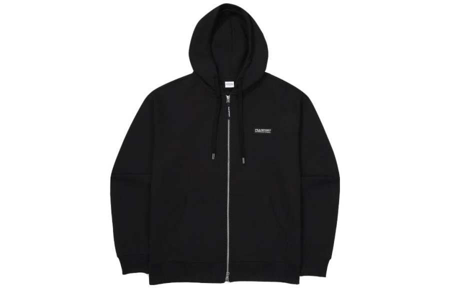 FILA Jackets Unisex Black Hooded Moderate Other