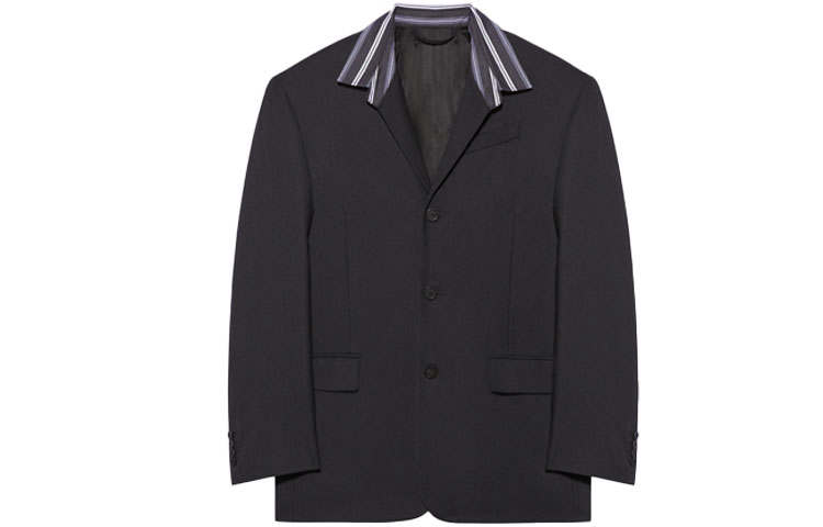 Balenciaga Business Suit Coat Unisex Black