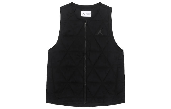 Jordan Jordan Vests Men's Black Crew Neck Moderate Other