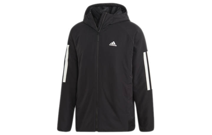 Adidas Adidas Puffer Jackets Men's Black Hooded Moderate Other