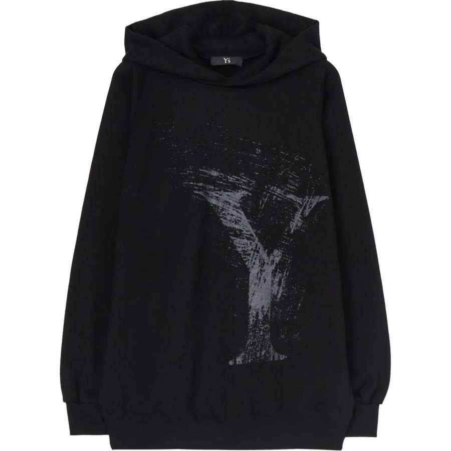 Yohji Yamamoto logo-print hoodie