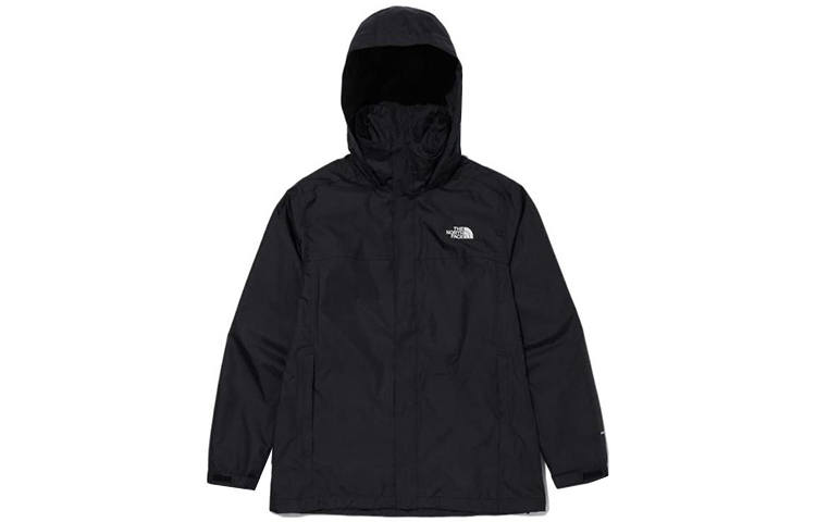 THE NORTH FACE RESOLVE 2 Outdoor Hiking Waterproof, Windproof, And Breathable Windbreaker Jacket Men's Black