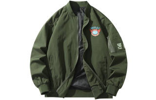DUEPLAY Jackets Unisex Baseball Collar Moderate Pilot