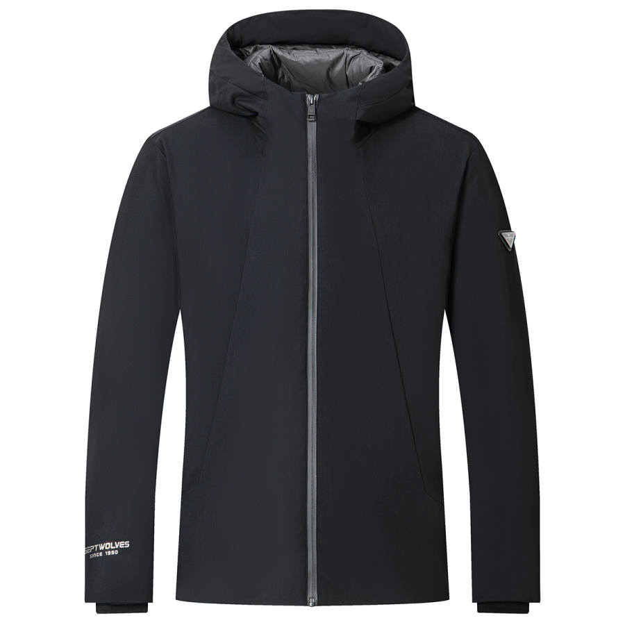 SEPTWOLVES SEPTWOLVES Down Jackets Men's Hooded Moderate Down Jacket