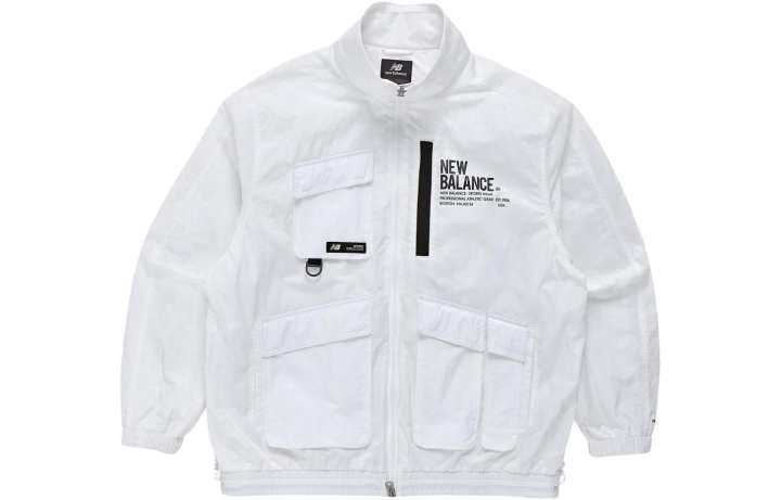 New Balance New Balance Jackets Men's White Stand Collar Moderate Other