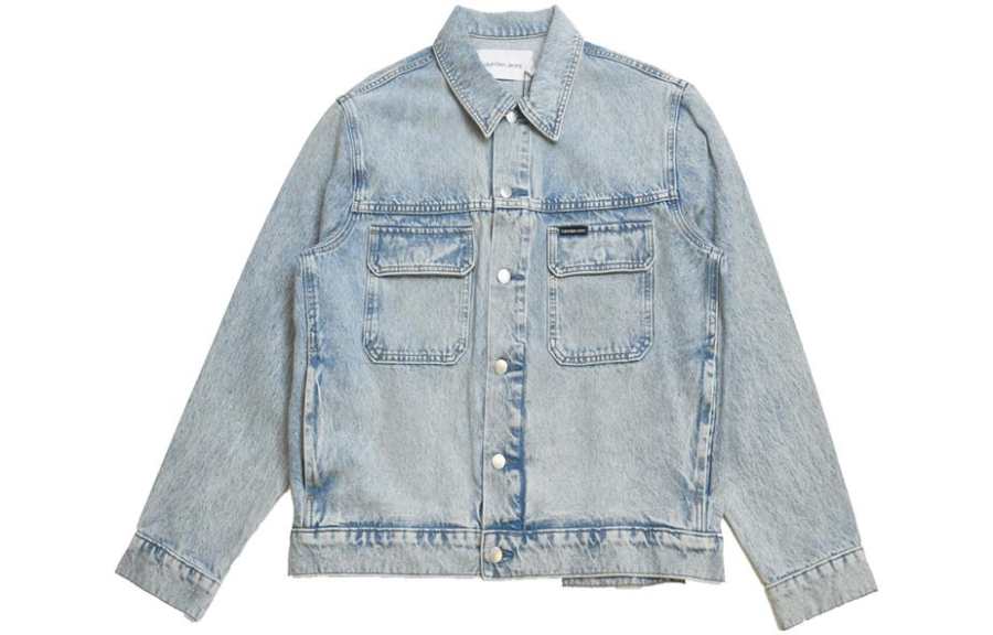 Calvin Klein CALVIN KLEIN Denim Jacket Men's Light Blue