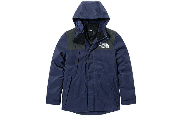 THE NORTH FACE Urban Exploration Waterproof, Windproof, And Abrasion Resistant Windbreaker Jacket Men's Blue