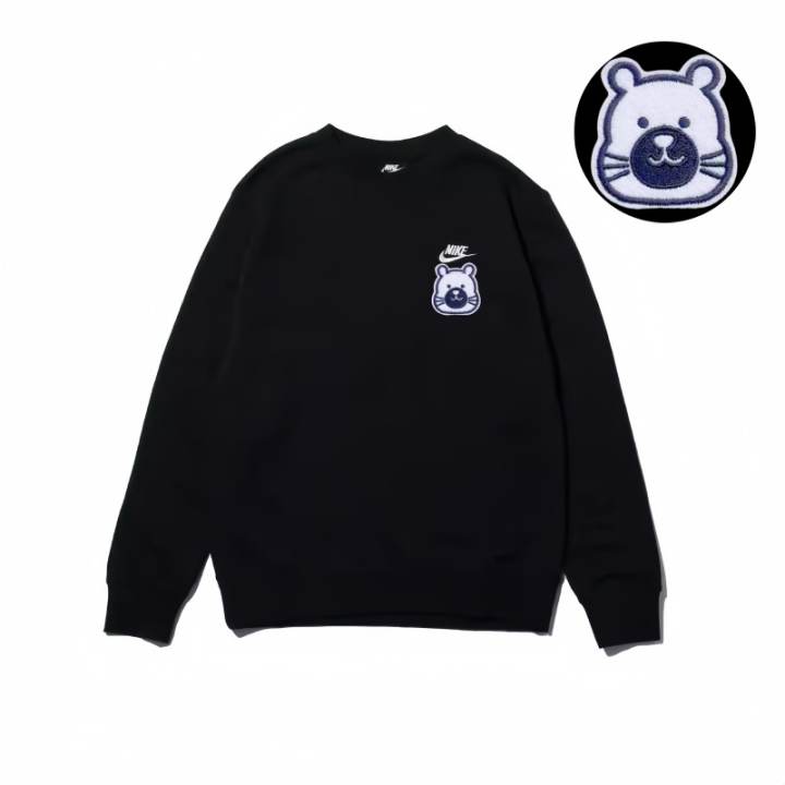 Nike Nike Sweatshirts Unisex Black Crew Neck Moderate Regular