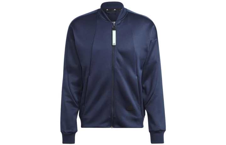 Adidas Adidas Jackets Men's Navy Blue Crew Neck Moderate Other