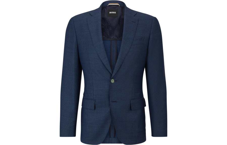 HUGO BOSS Business Suit Coat Men's Light Blue