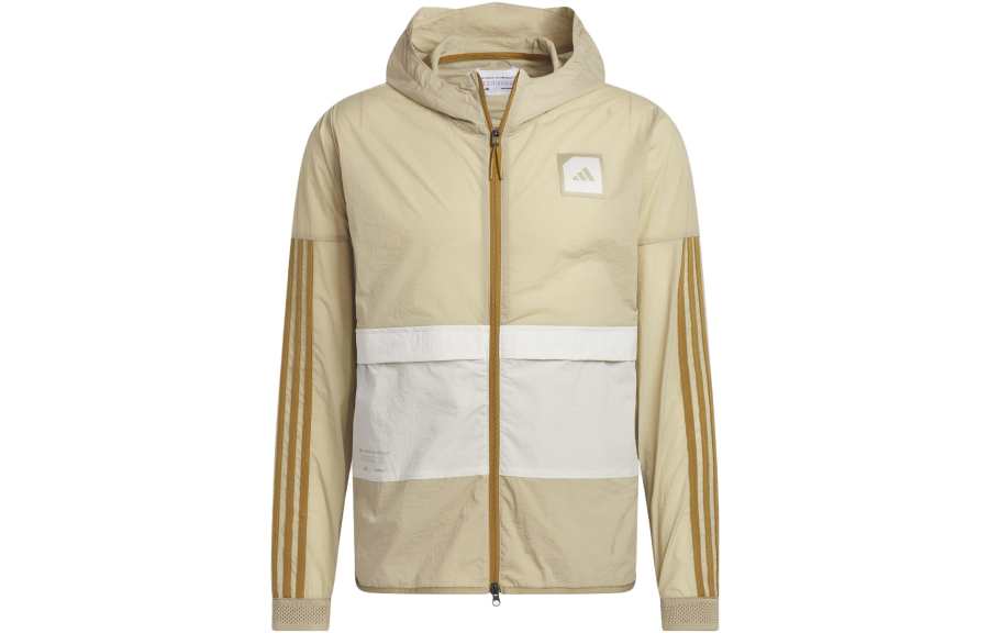 Adidas Adidas Jackets Men's Khaki Hooded Moderate Other