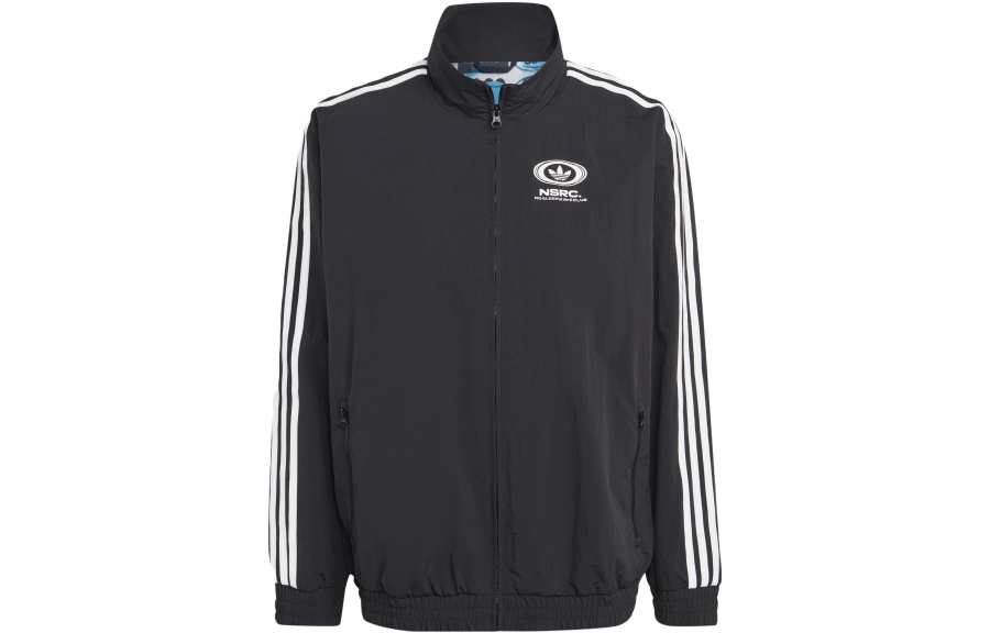 Adidas Originals X NSRC Collaboration Collection Jackets Unisex Black Stand Collar Moderate Other